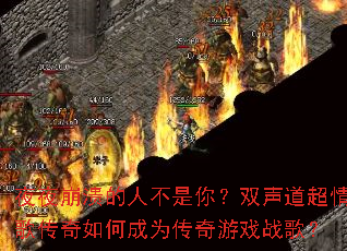 ҹҹ�������˲����㣿˫��������贫����γ�Ϊ������Ϸս�裿