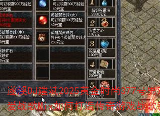 ��ϪDJ����2025�ƽ�ʱ��377���л�Ů��ս��Mix��δ��촫����Ϸս�������飿